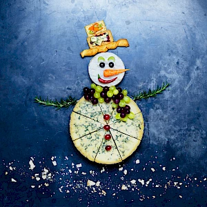 Lidl Christmas Cheese Snowman
