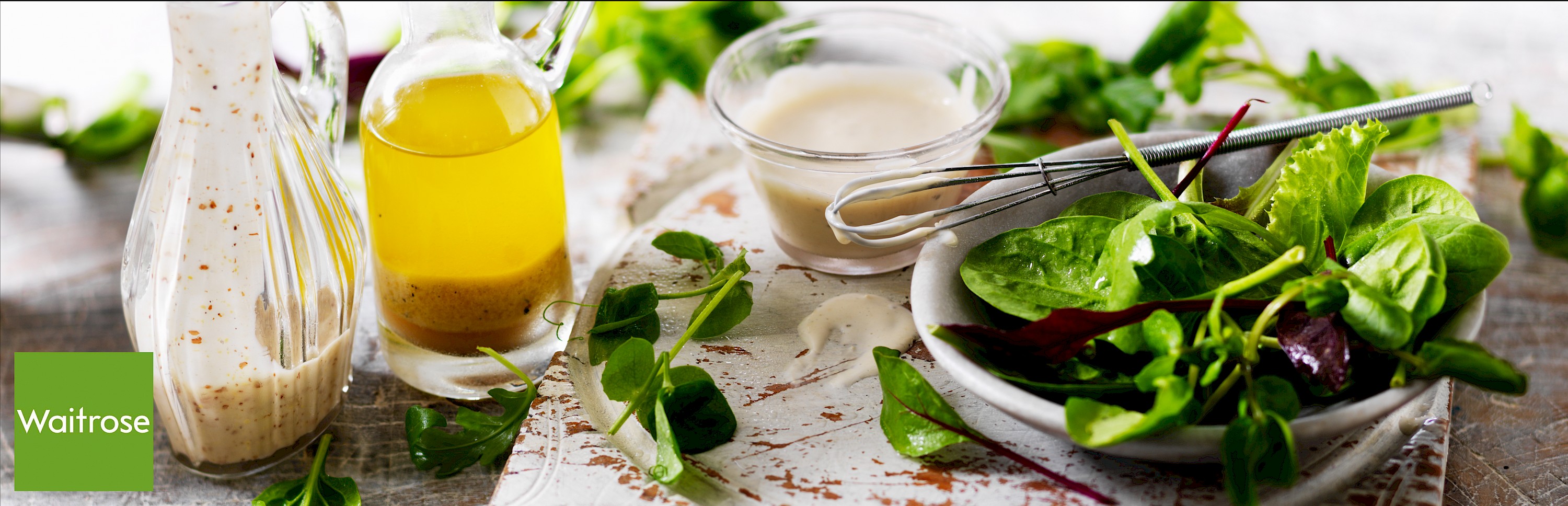 Photograph of ingredients for salad on a board