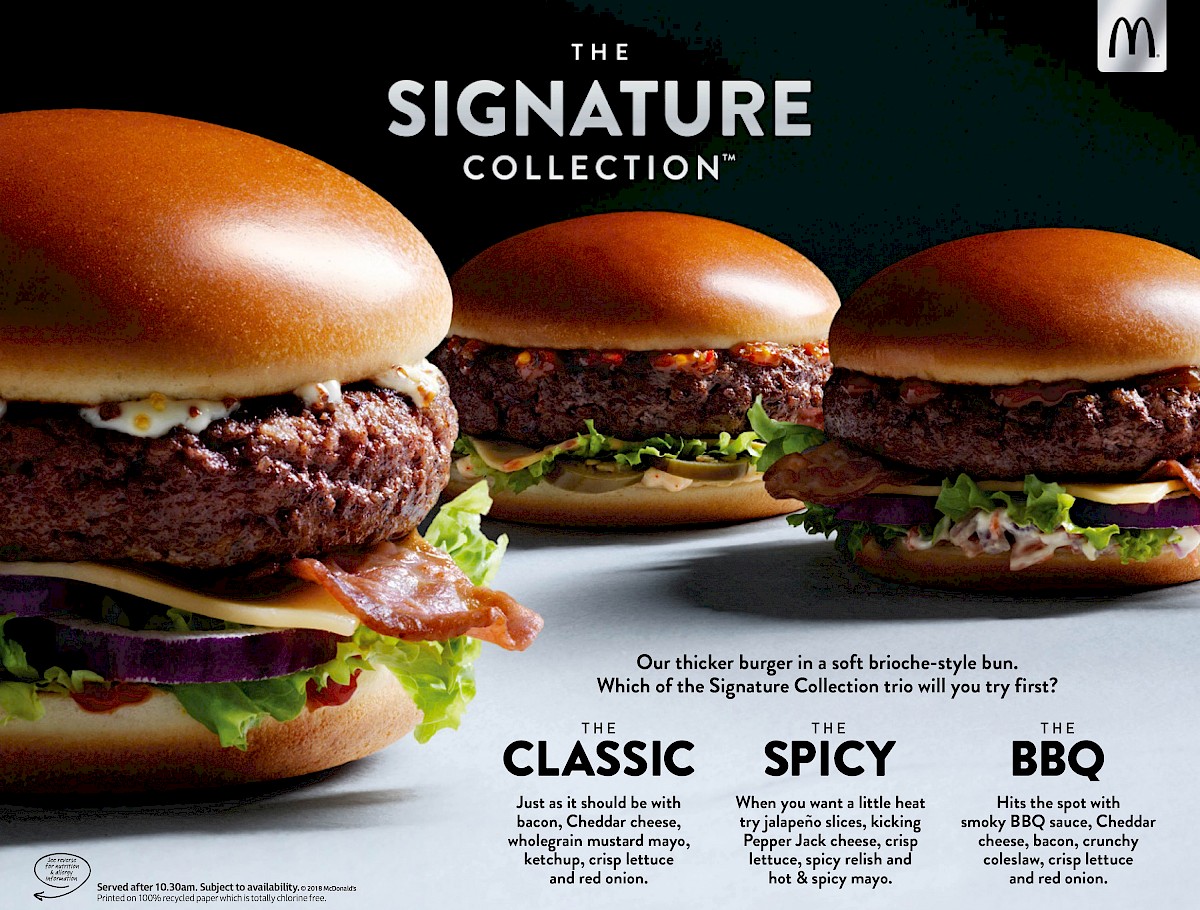 McDonald s Signature Collection Karen Thomas Photography