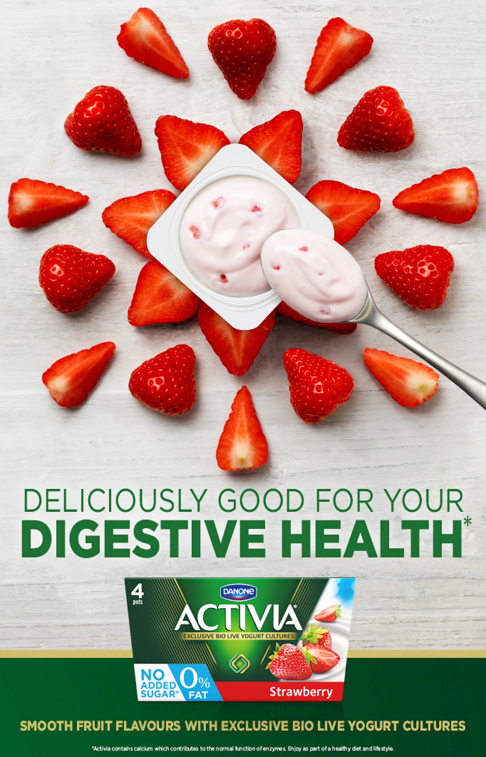 Calories In Activia Gut Health Strawberry Yogurt