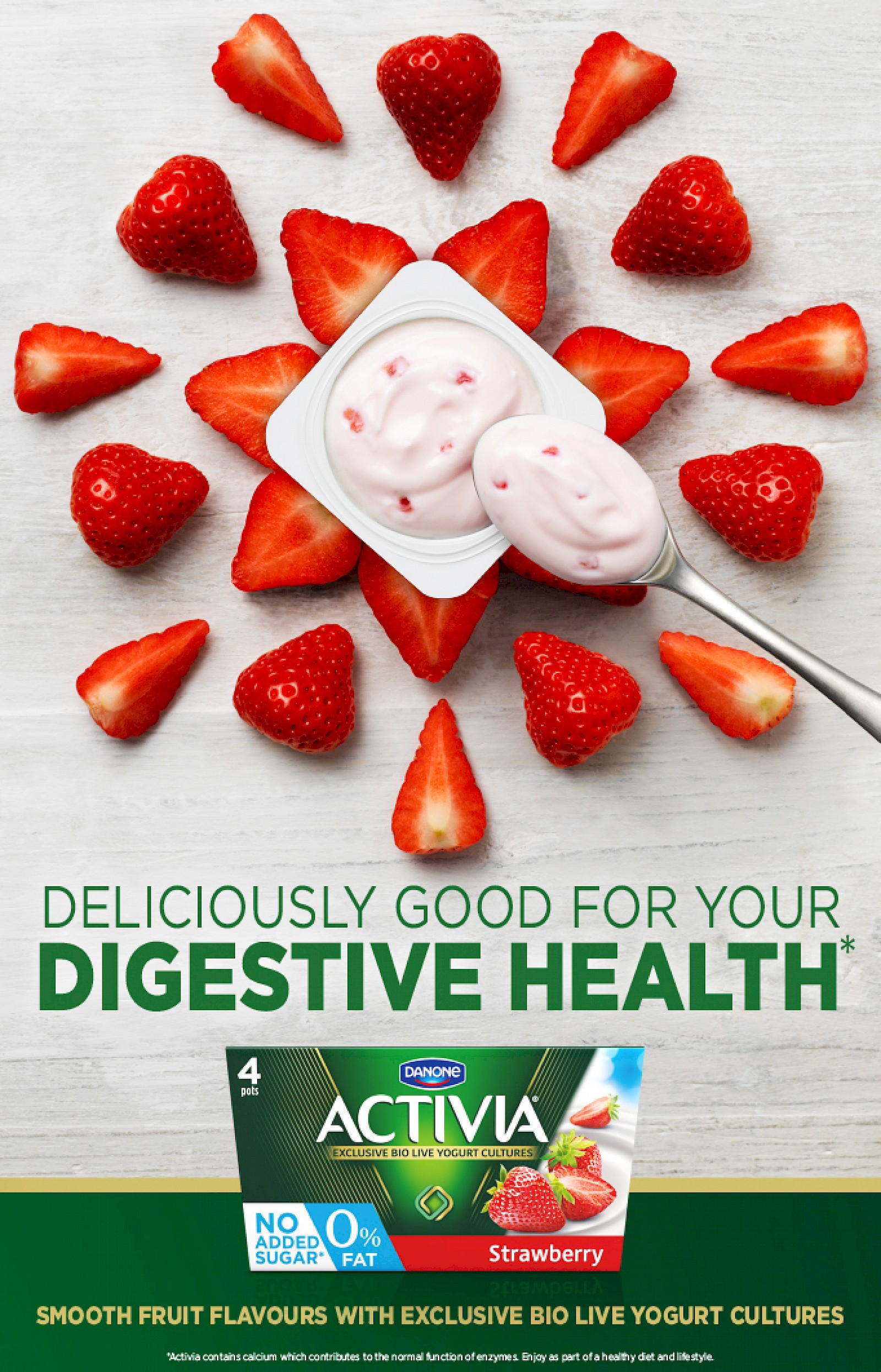 Danone Activia Digestive Health Strawberry Yogurt Karen Thomas 