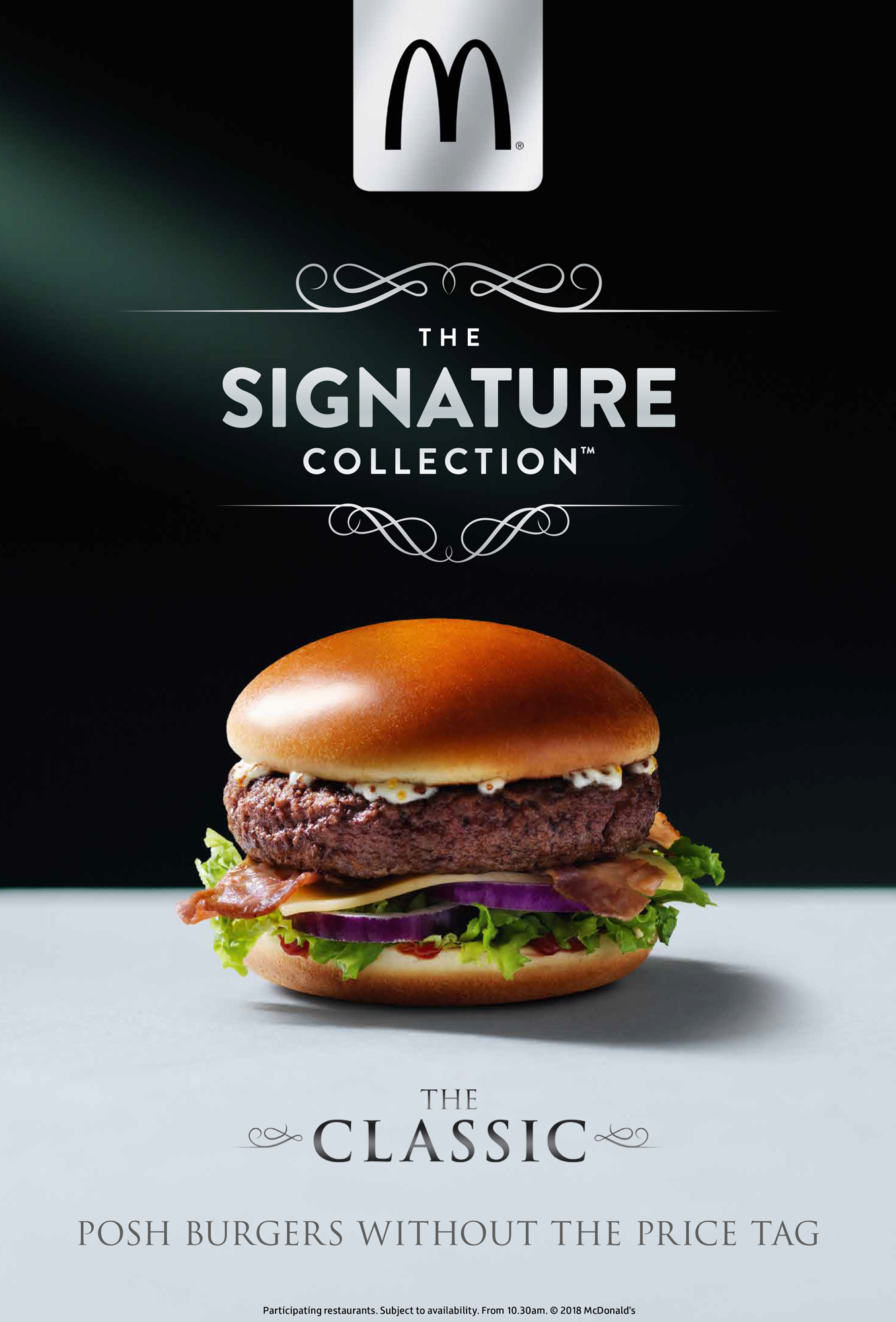 Advert McDonalds Signature Collection - The Classic