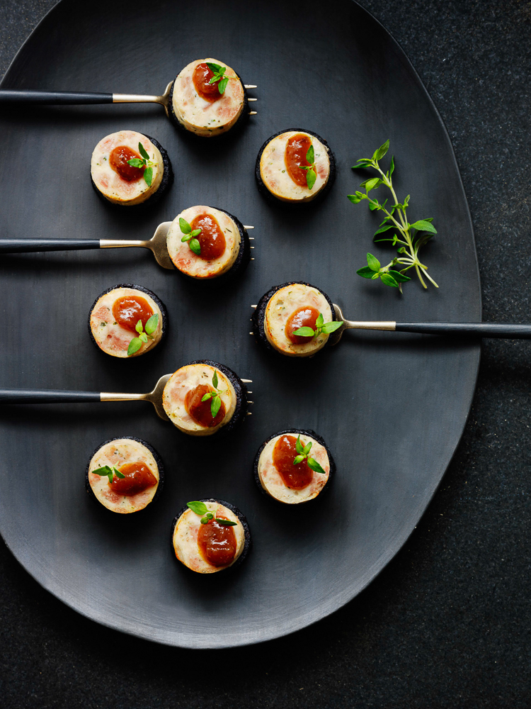 Chicken And Ham Black Puddings