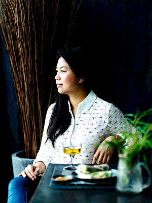 Portrait of Uyen Luu for Waitrose Magazine