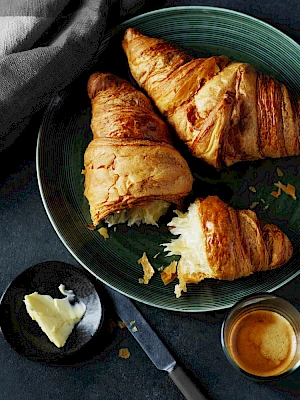 M&S Croissant and Coffee