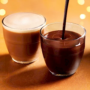Costa Hot Chocolate and Caramel