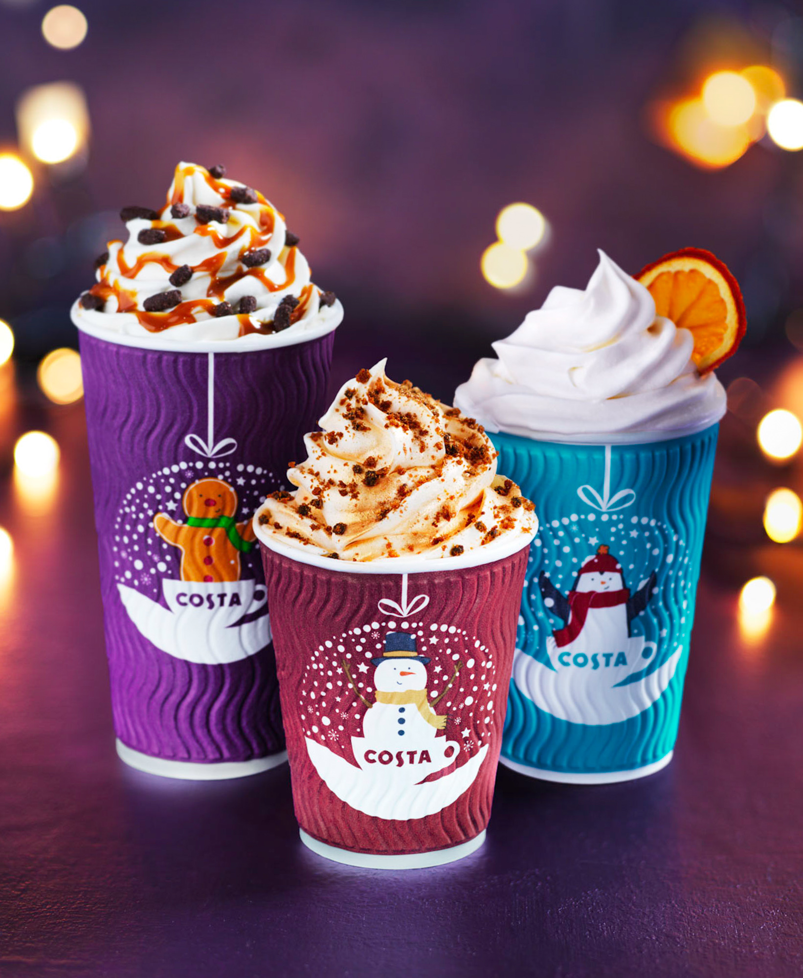 Costa Takeaway Christmas Drinks