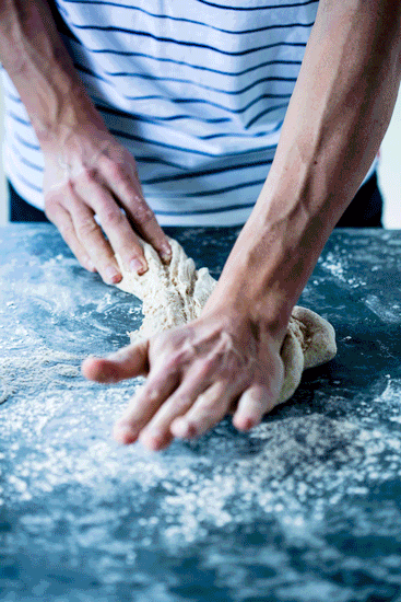 Sam Harris Making Pizza