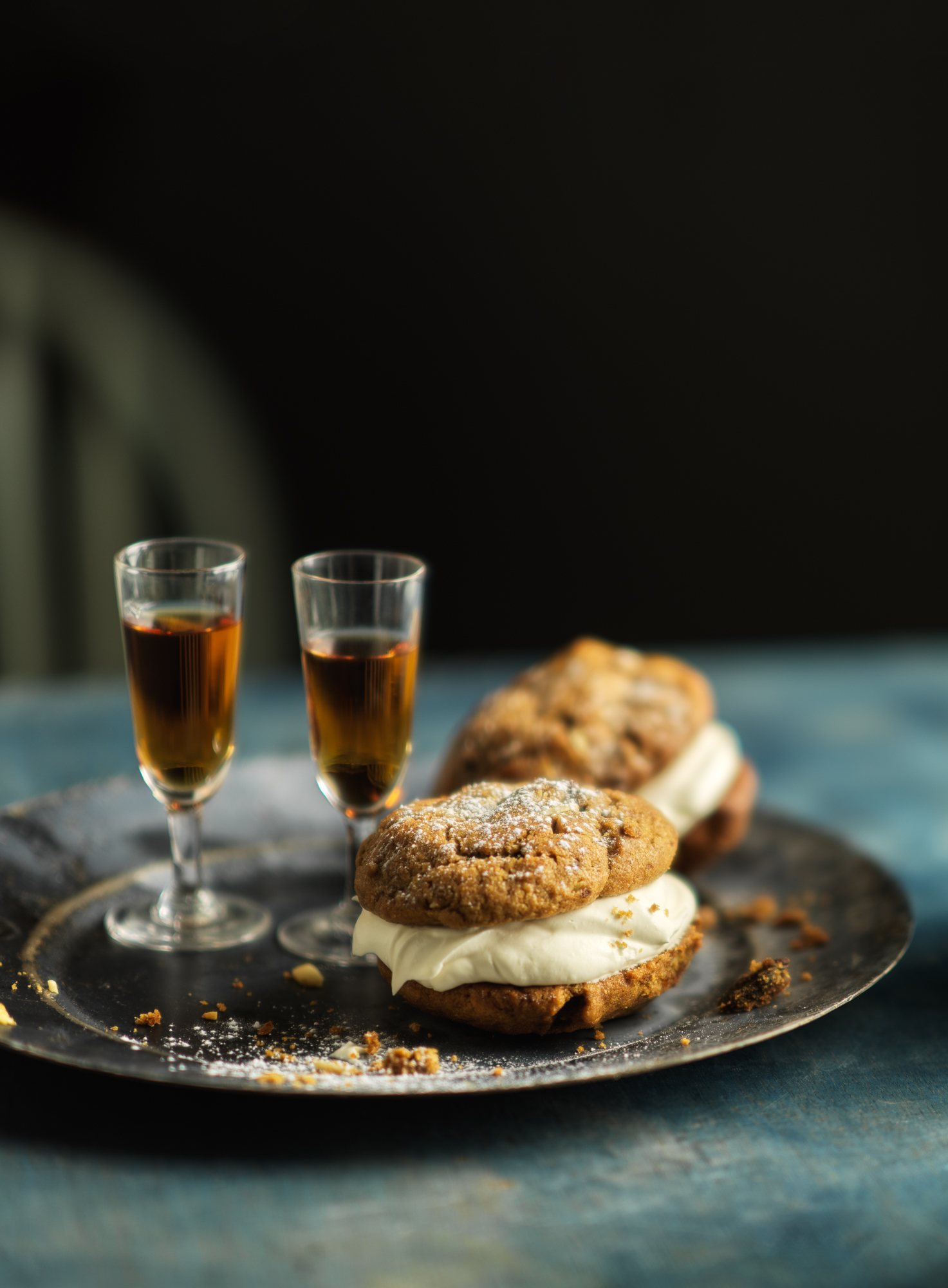 Rye Christmas Pudding Cookies