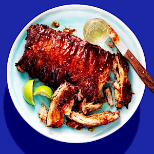 Sticky Ribs with Lime