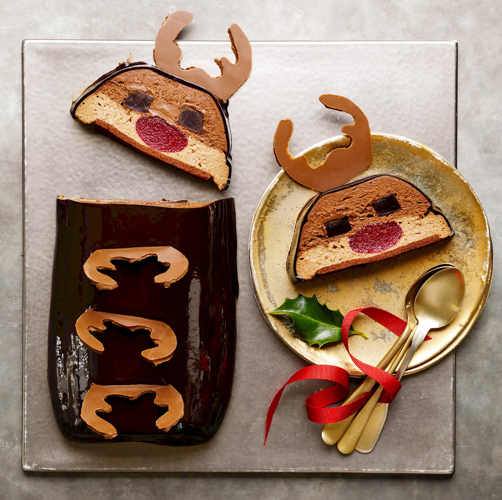 Marks and Spencer Christmas Reindeer Dessert Karen Thomas Photography