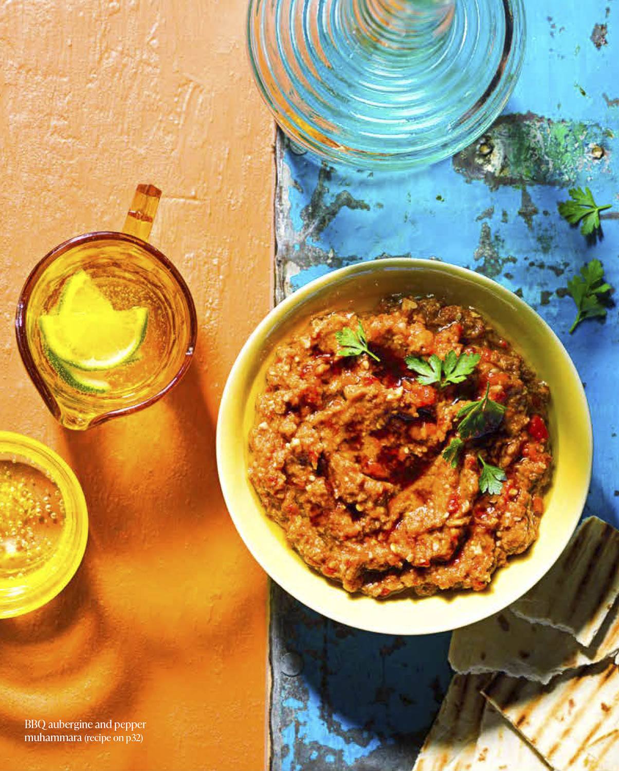 BBQ Aubergine and Pepper Muhammara