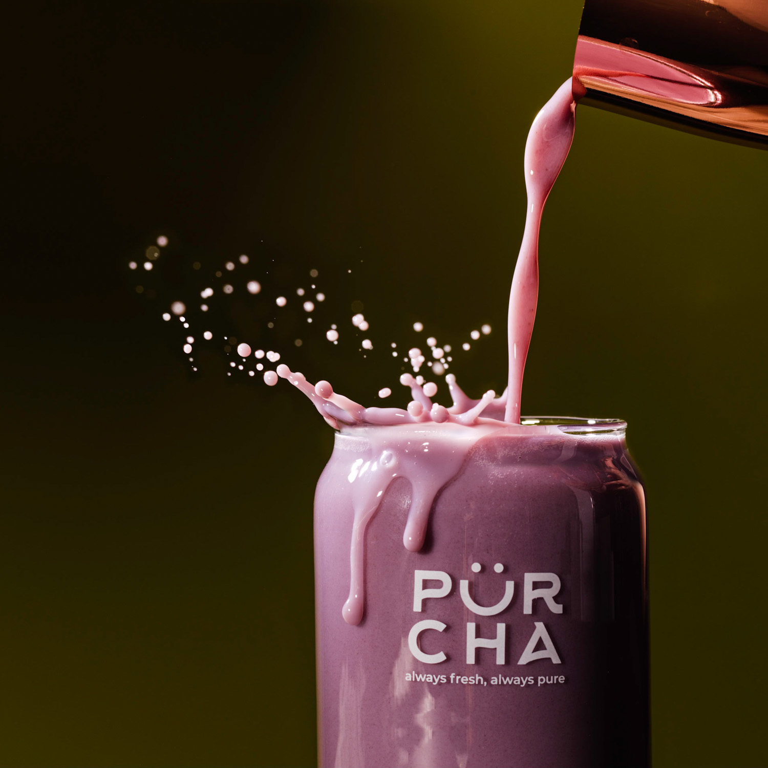 Purcha sweet potato swirl tea with pour